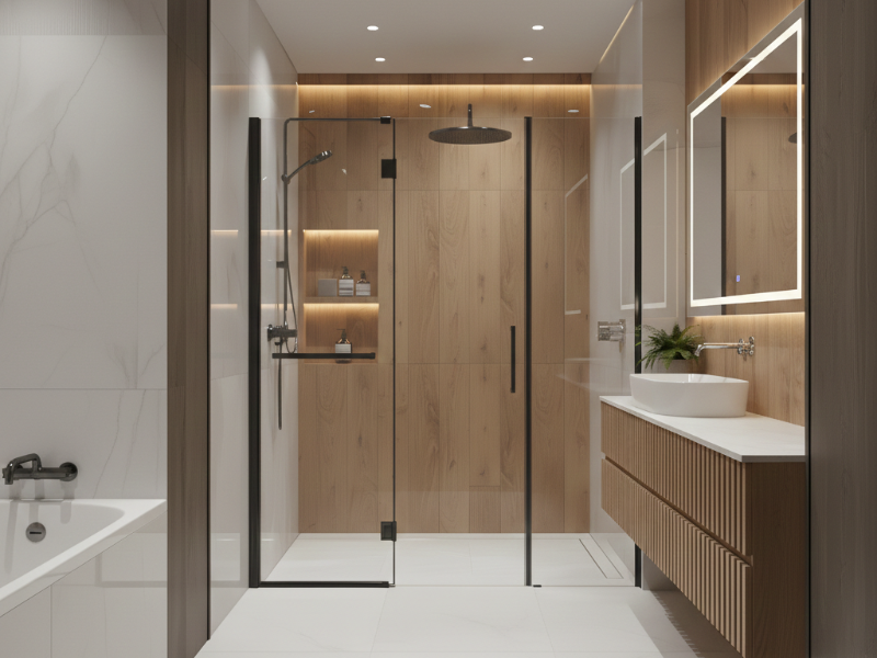 Shower Enclosures - Cubical Shower - 01